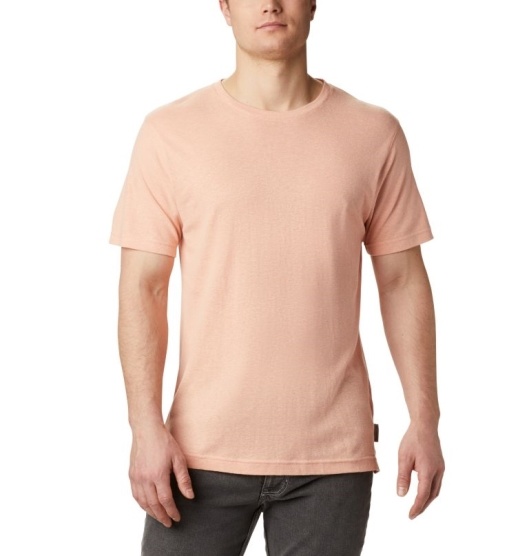 Orange Men's Columbia Summer Chill T-Shirt | UYVNRP-812
