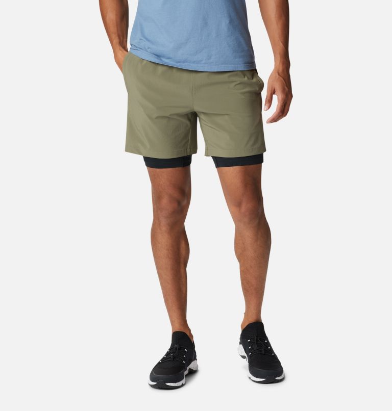 Green Brown Men's Columbia Zero Rules Shorts | FXDNSY-964